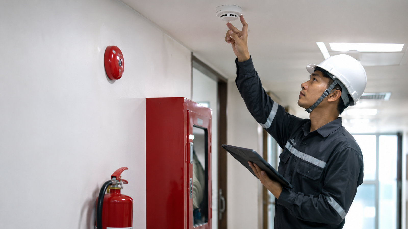 Residential building safety systems visual